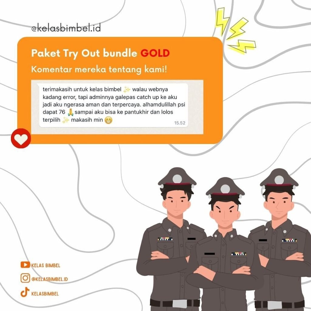 WAAAAAHHH!! Another alumni @kelasbimbel.id yang berhasil LOLOS TERPILIH berkat paket bundle dari